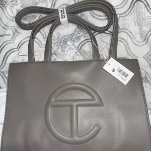 Telfar Grey Medium Size Handbag